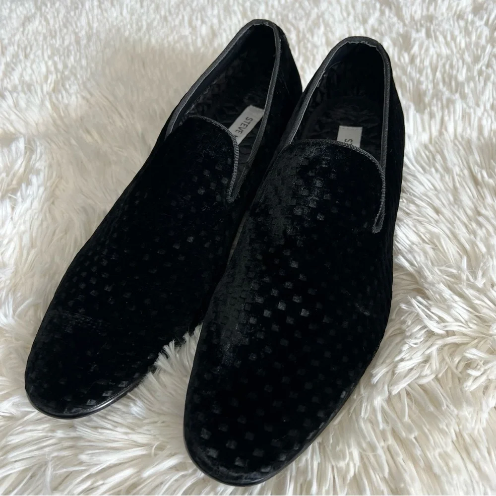 Steve Madden‎ lifted smoking loafers size 8